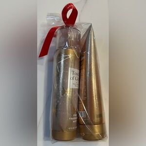 NWT Bath and Body Works Touch of Gold Full Sized Bundle of 2